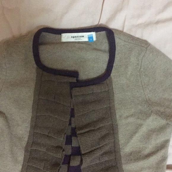 Anthropologie Sparrow Masked Luxe Wool Cardigan - Picture 2 of 3